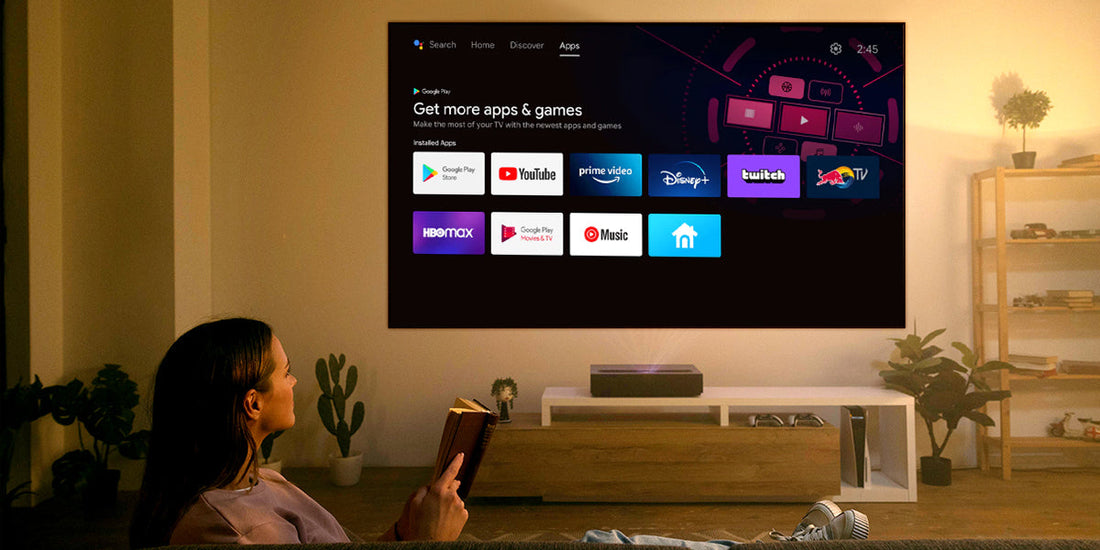 Enjoy Endless Content with Google TV Apps on Formovie Projector